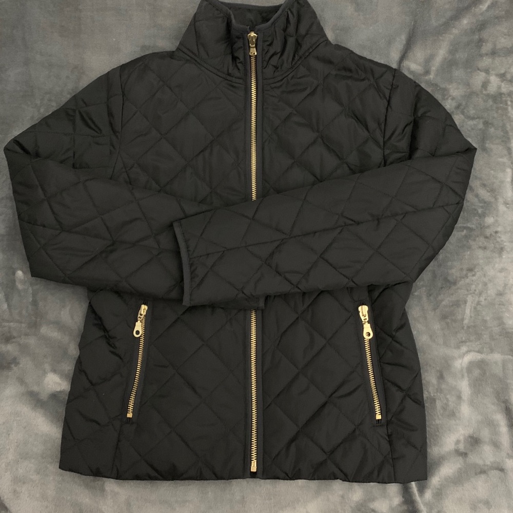 Old navy light weight quilted black jacket